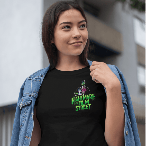Graveyard Bash Pocket Tee - Nightmare on Film Street - Horror Unisex T-shirt