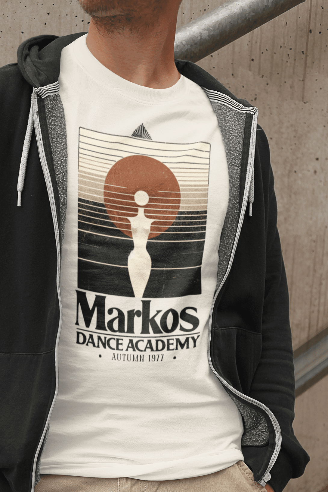 Markos Dance Academy - Suspiria Inspired Vintage Horror Movie Unisex T-shirt - Nightmare on Film Street Store