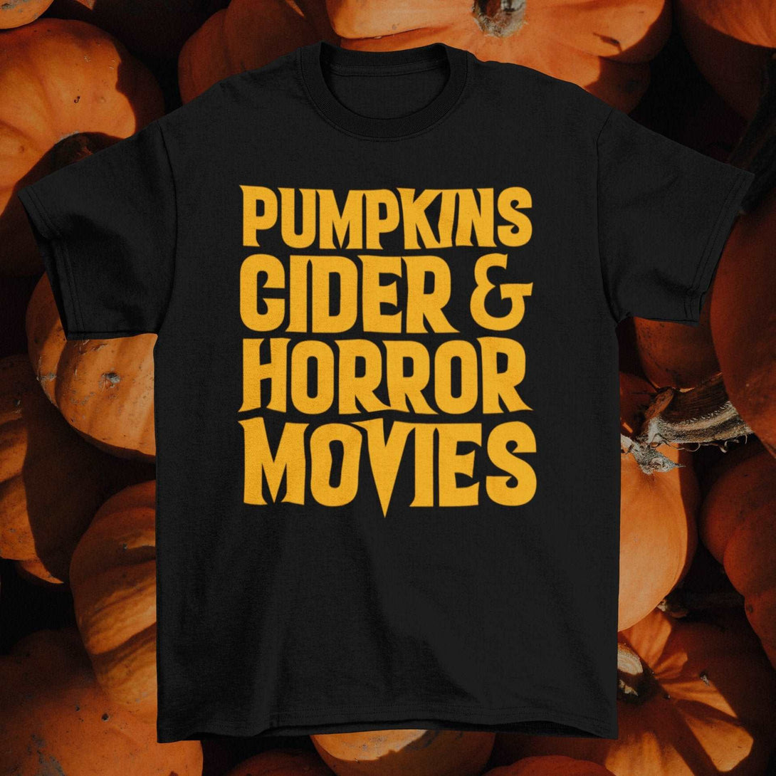 October Things - Autumn n' Halloween Faves Unisex T-shirt - Nightmare on Film Street Store