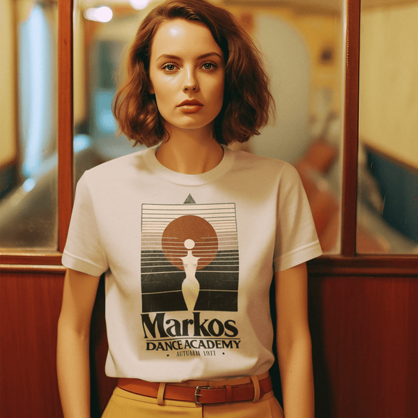 Markos Dance Academy - Suspiria Inspired Vintage Horror Movie Unisex T-shirt
