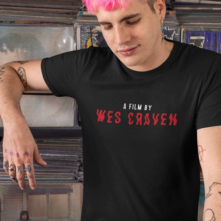 90'S WES - Wes Craven Horror Director Scream Inspired Unisex Tshirt - Nightmare on Film Street Store