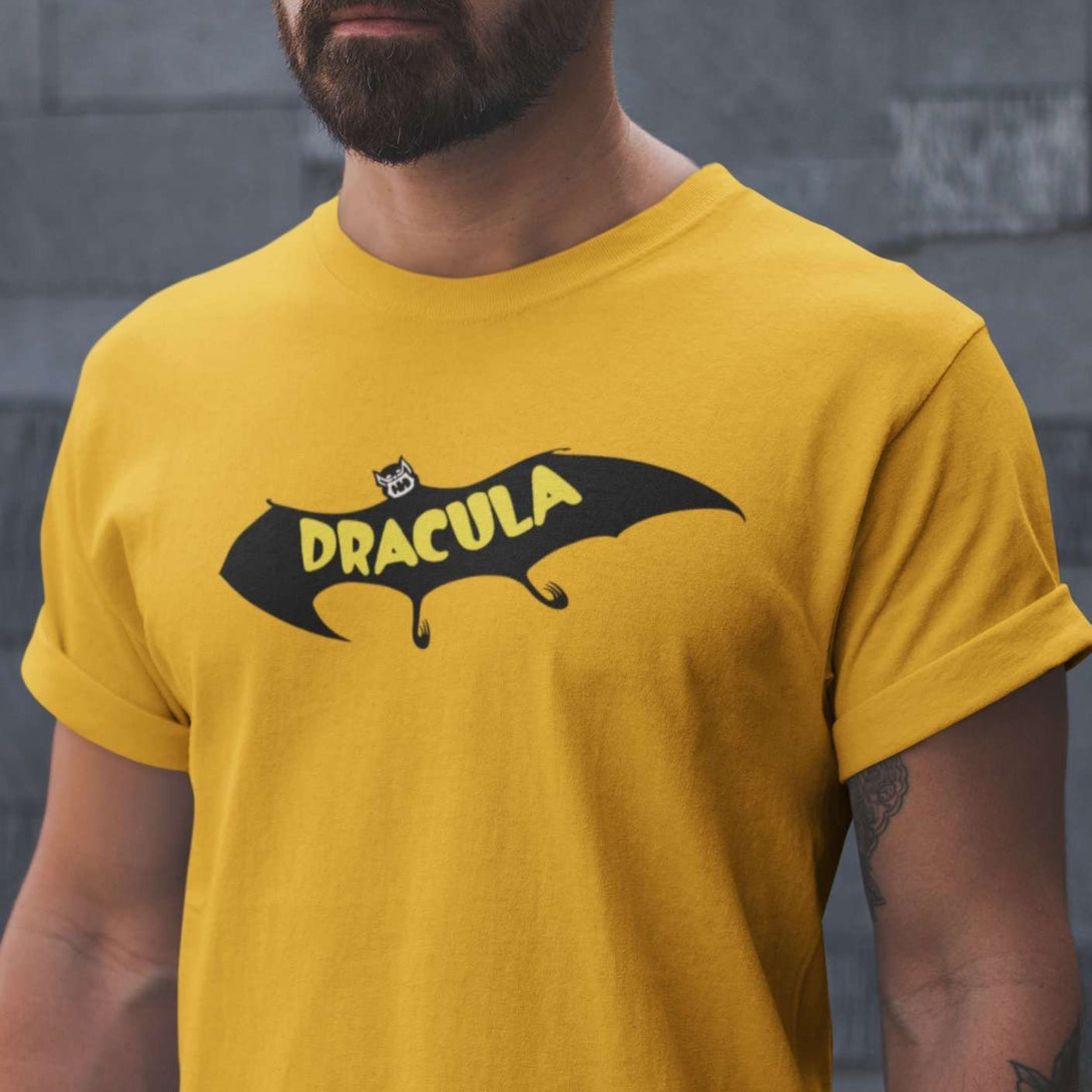 Classic Drac - Retro Horror Monster Dracula Inspired Unisex Tshirt - Nightmare on Film Street Store