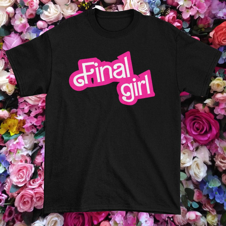 Final Girl - Retro Barbiecore inspired 90s 80s Horror Pink Unisex T-shirt - Nightmare on Film Street Store