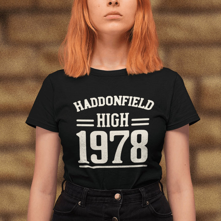 Haddonfield High 1978 - Slasher Halloween Michael Myers Inspired Horror Movie Unisex T-shirt - Nightmare on Film Street Store
