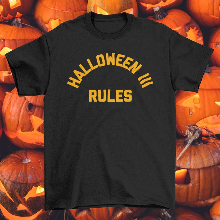 Halloween III Rules - Horror Movie Inspired Unisex Horror T-shirt - Nightmare on Film Street Store