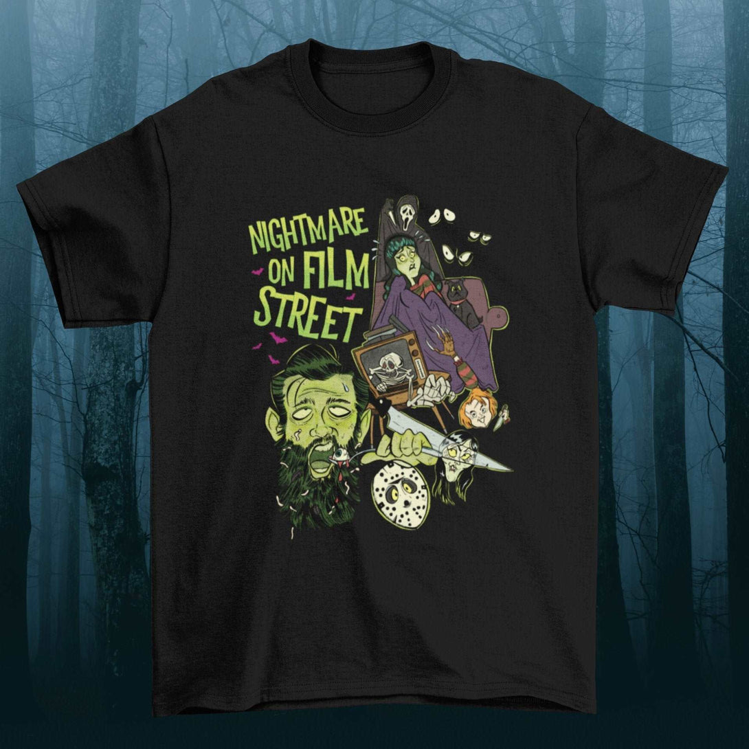 Horror Movie Marathon - Nightmare on Film Street - Horror Unisex T-shirt - Nightmare on Film Street Store