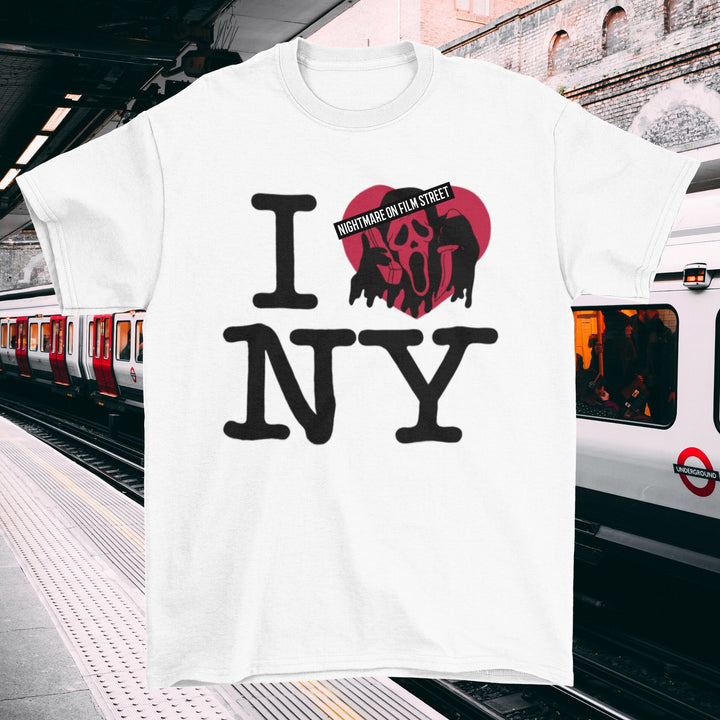 I STAB NY - Scary Movie 6 Scream vi inspired movie ghostface Unisex T-shirt - Nightmare on Film Street Store