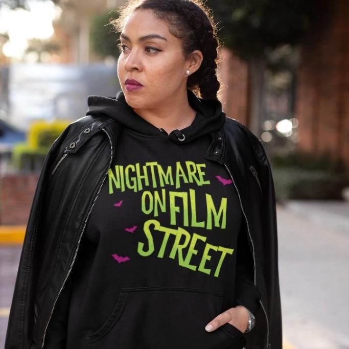 Nightmare on Film Street Pullover Hoodie/Sweatshirt - Unisex - Nightmare on Film Street Store