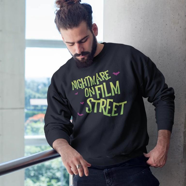 Nightmare on Film Street Pullover Sweatshirt/Hoodie - Unisex - Nightmare on Film Street Store