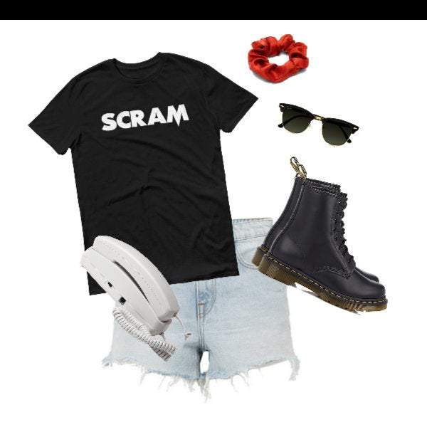 SCRAM - Scream Inspired Horror Movie Unisex T-shirt - Nightmare on Film Street Store