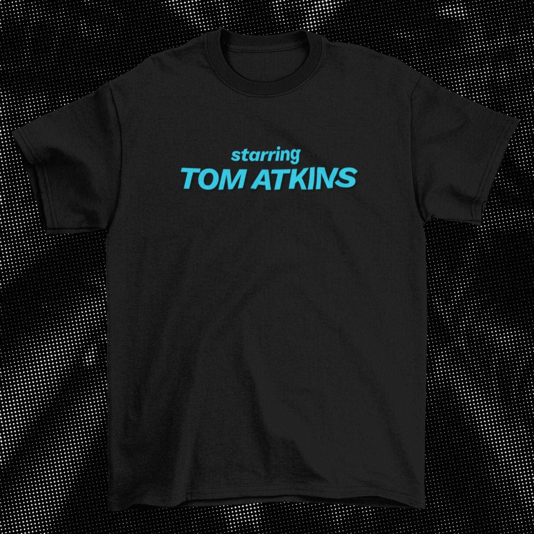 Starring Tom Atkins - Halloween III Horror Inspired Unisex T-shirt - Nightmare on Film Street Store