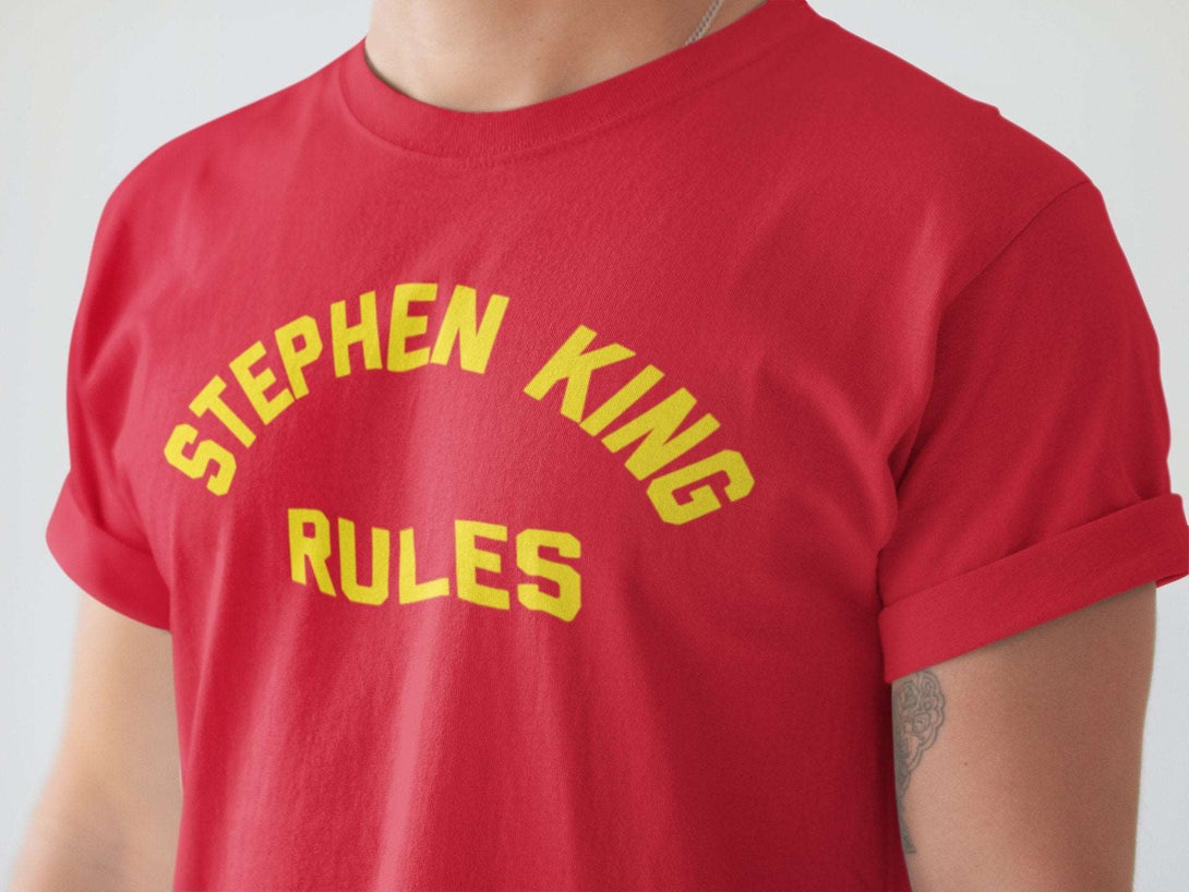 Stephen King Rules -  Monster Squad Inspired Unisex Horror T-shirt - Nightmare on Film Street Store