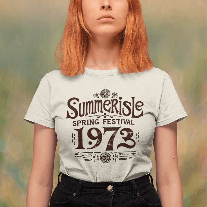 Summerisle Spring Festival 1973 - Horror Movie The Wicker Man 70s Inspired Unisex T-shirt - Nightmare on Film Street Store