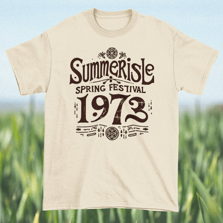Summerisle Spring Festival 1973 - Horror Movie The Wicker Man 70s Inspired Unisex T-shirt - Nightmare on Film Street Store