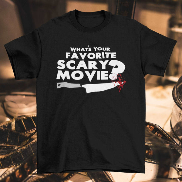 What's Your Favorite Scary Movie? - Scream Inspired Horror Movie Ghostface Unisex T-shirt - Nightmare on Film Street Store